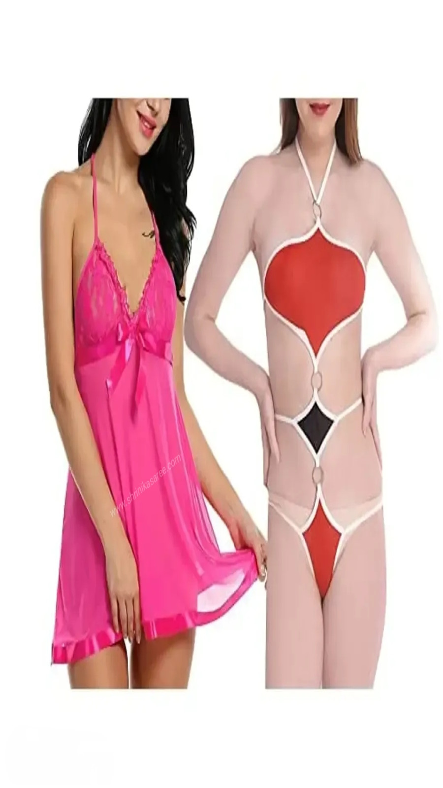 Good Deals Sexy Bra and Panty Lingerie Night Wear Set for Enjoy Honeymoon.  (Assorted Colour) As Per Availability in Stock - Buy Good Deals Sexy Bra  and Panty Lingerie Night Wear Set